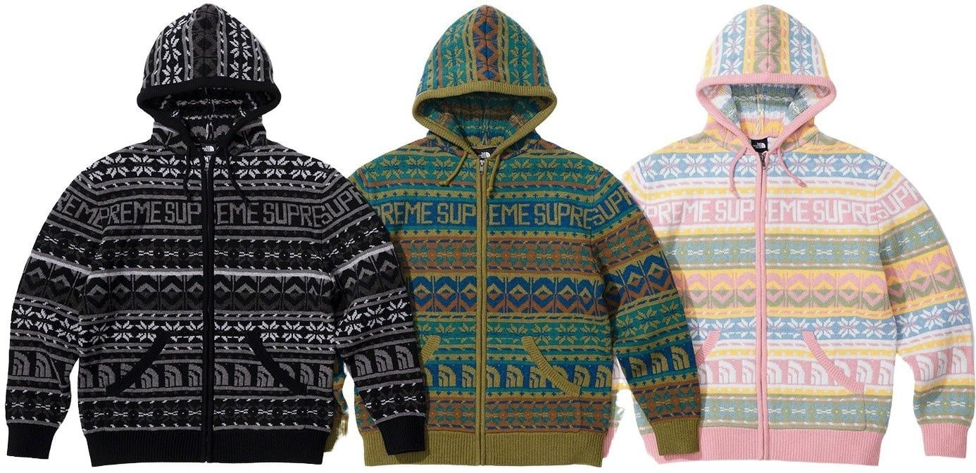 Supreme®/The North Face® Zip Up Hooded Sweater